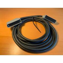 Ackermann Multi 12-parig, male-female 39 pins, 6 mtr