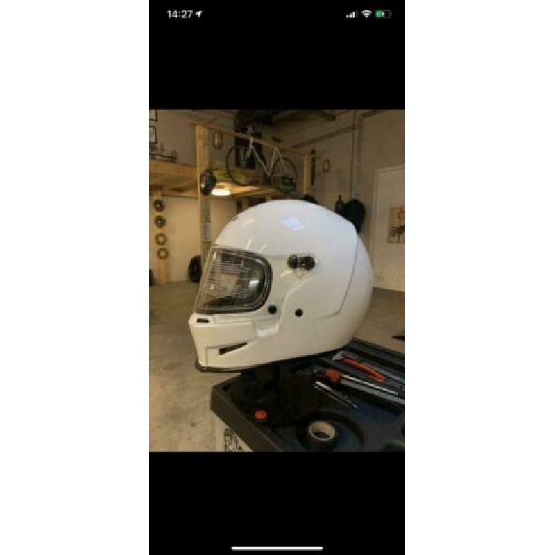 Bell Eliminator wit maat L nieuw