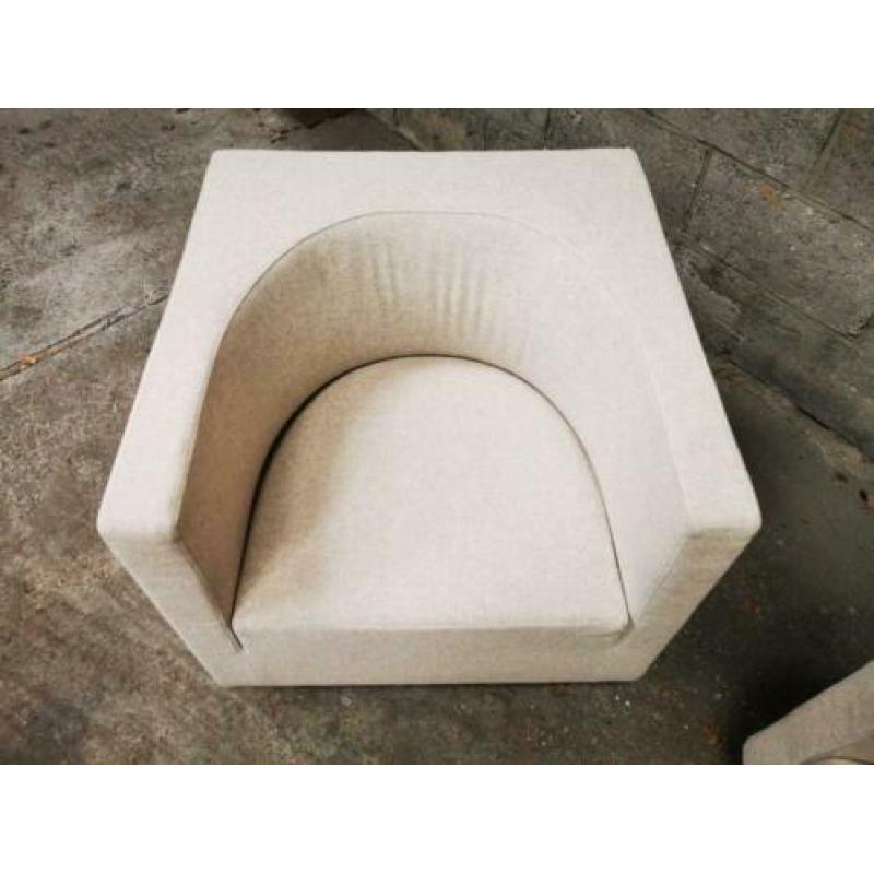 2 Arco fauteuils in zeer goede staat! Creme wit!