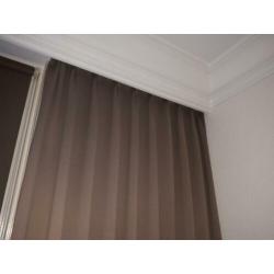 Gordijn Taupe br 164 cm hoogte 250 SHOW/SIERGORDIJN