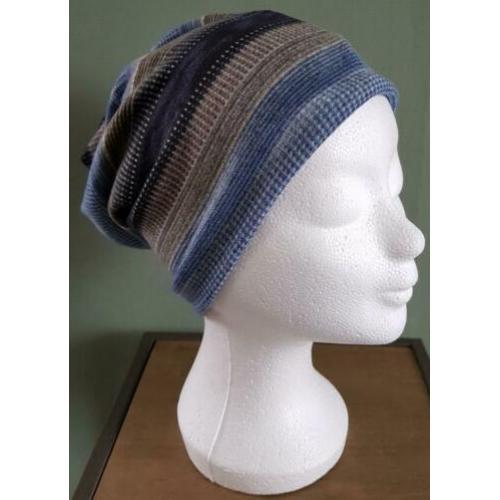 Chemo muts grijs/ blauw