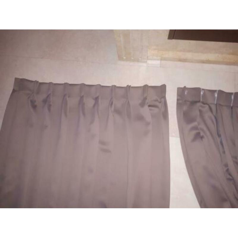 Gordijn Taupe br 164 cm hoogte 250 SHOW/SIERGORDIJN