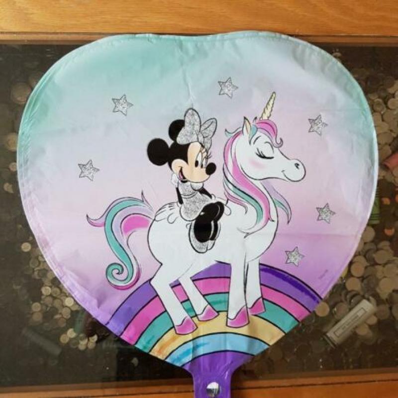 Unicorn Eenhoorn Folie ballon Minnie Mickey Mouse