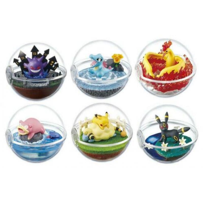 Pokémon Terrarium Re-Ment Japan en sleutelhangers Bandai