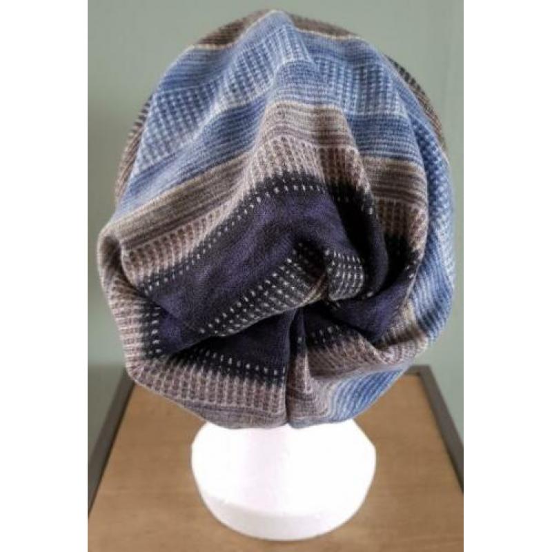Chemo muts grijs/ blauw