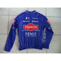 replica wielertrui lange mouwen team Alpecin fenix maat"L"