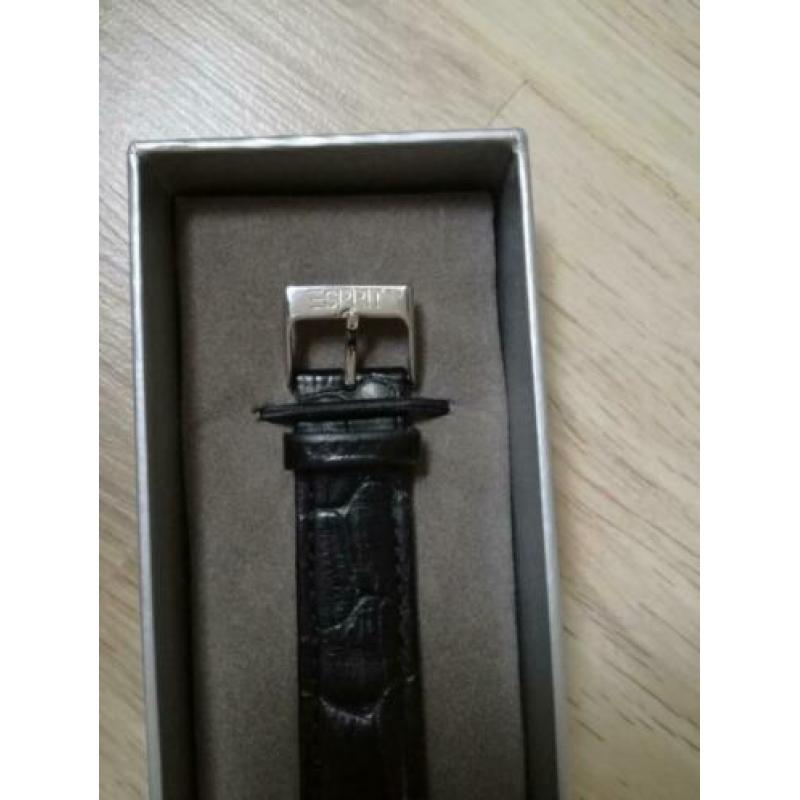 ESPRIT Horloge met leren bandje