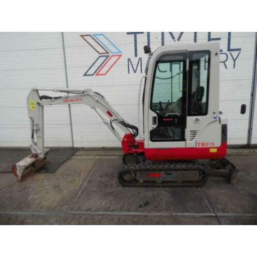 Takeuchi tb016 minigraver graafmachine rupskraan graver
