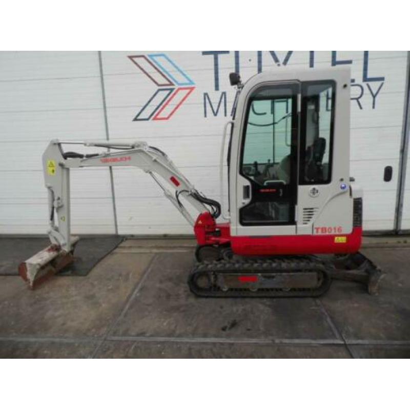 Takeuchi tb016 minigraver graafmachine rupskraan graver