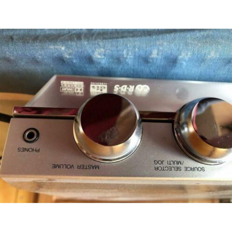 JVC tuner, versterker + afstandsbed.