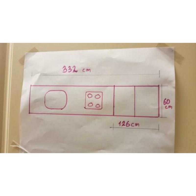 Complete keuken afzuigkap kraan oven gasstel koelkast vaatwa