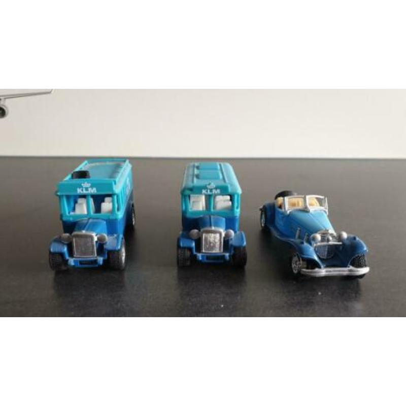 KLM cars, plane & pepermint doosjes