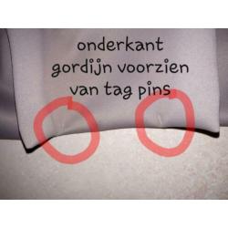 Gordijn Taupe br 164 cm hoogte 250 SHOW/SIERGORDIJN