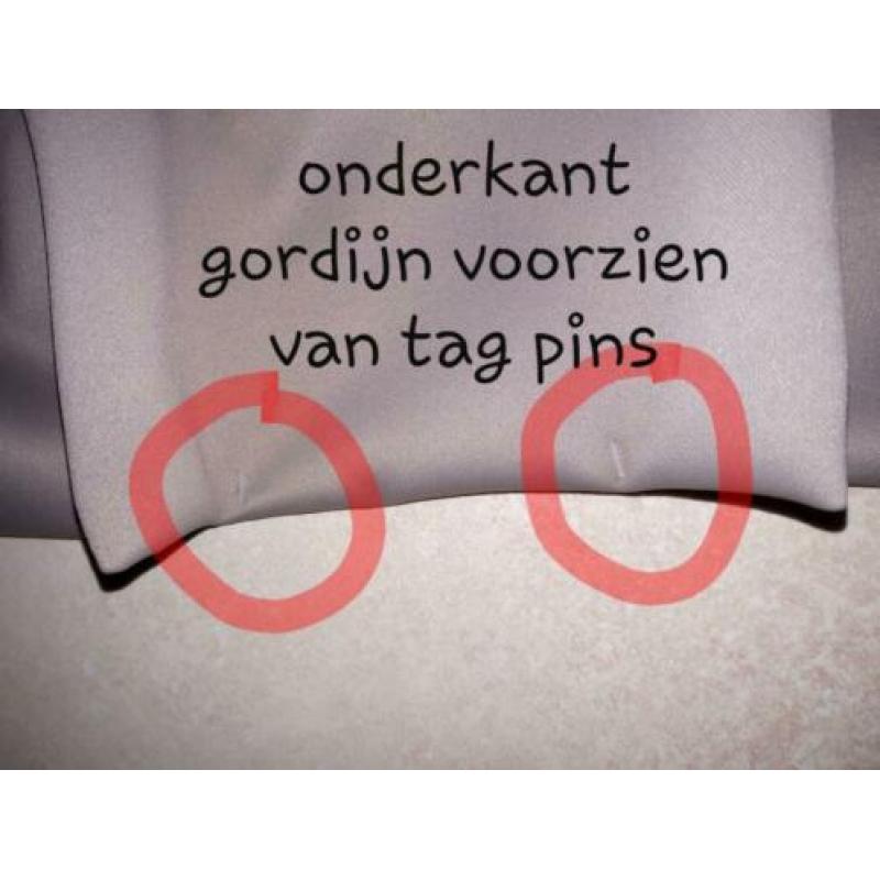 Gordijn Taupe br 164 cm hoogte 250 SHOW/SIERGORDIJN