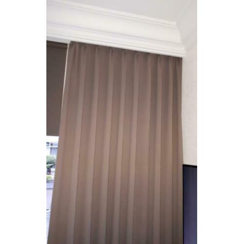 Gordijn Taupe br 164 cm hoogte 250 SHOW/SIERGORDIJN