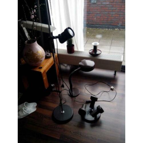 vintage lampen 3 stuks 70 e jaren een koop 75,00