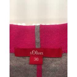 Roze trui van s. Oliver. Maar 36, eigen foto