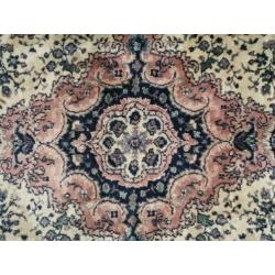 Vintage Perzisch pink vloerkleed Tabriz Viscose 95x135cm
