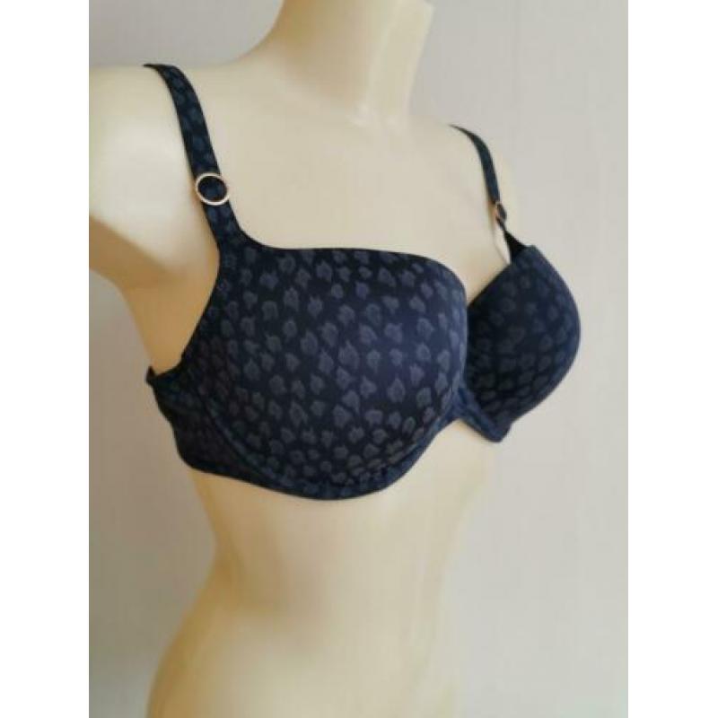 90C Nieuwe grijze voorgevormde Prima Donna T-shirt BH, 90 C