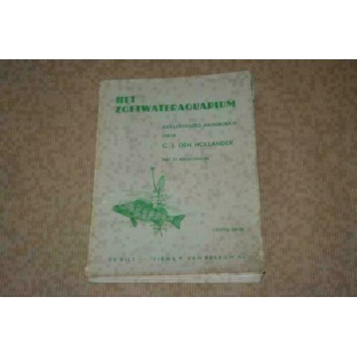 Het Zoetwateraquarium - Geïllustreerd handboekje - Ca 1950!!