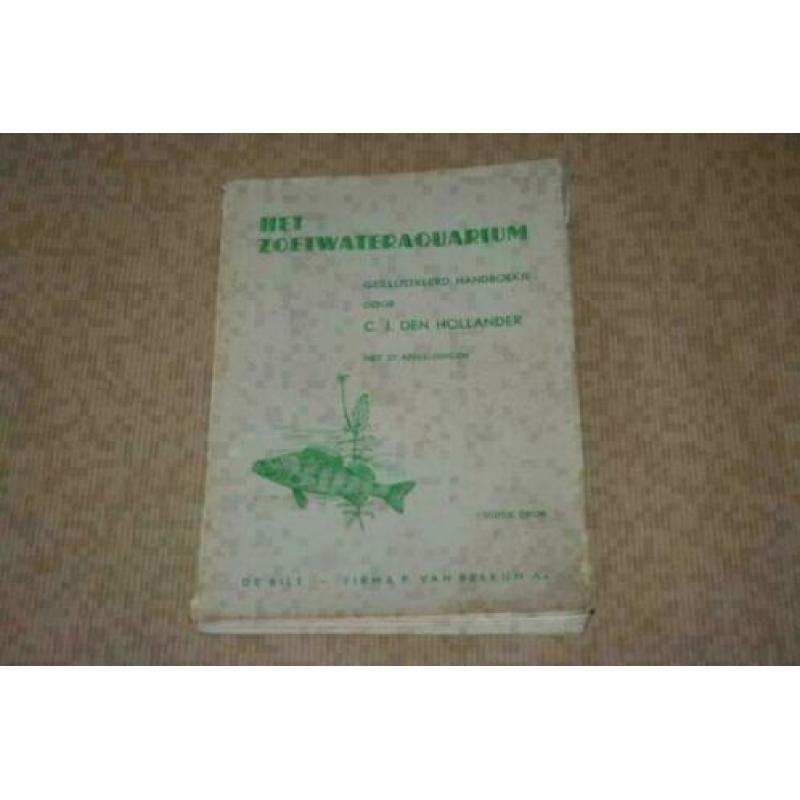 Het Zoetwateraquarium - Geïllustreerd handboekje - Ca 1950!!