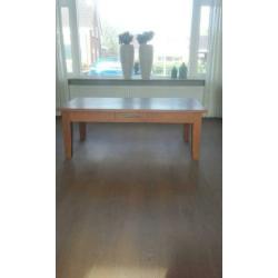 Eiken salontafel en tv meubel