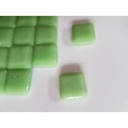 Mozaieksteentjes glasmozaiek mintgroen 15x15 mm 1.5x1.5 cm