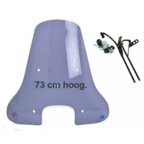 Piaggio Vespa S windscherm hoog + bev. set smoke NIEUW