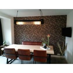 Industriële hanglamp tl lamp led dimbaar. Tube fabriekslamp