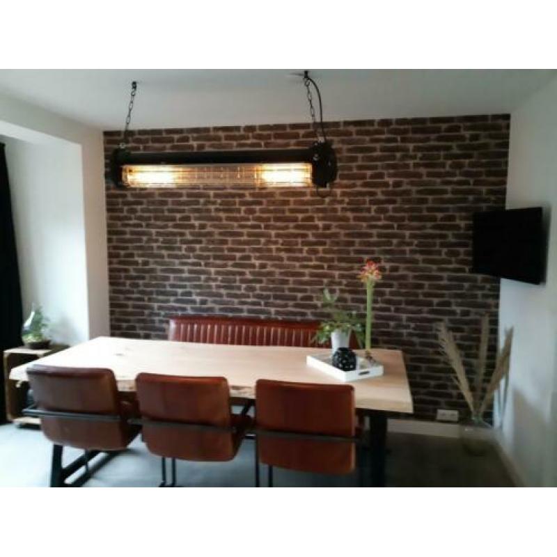 Industriële hanglamp tl lamp led dimbaar. Tube fabriekslamp
