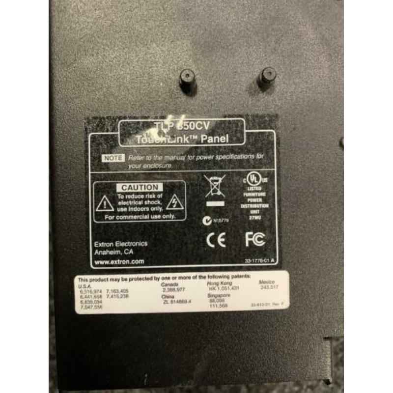 Extron TLP 350CV touchlink panel