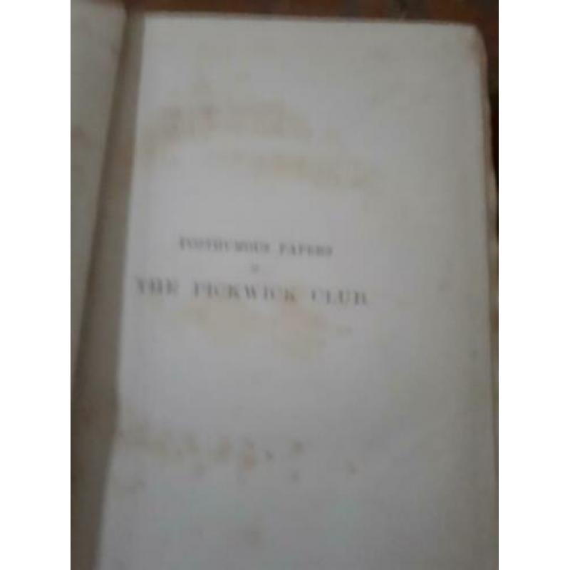 5 Charles Dickens boeken uit 1890