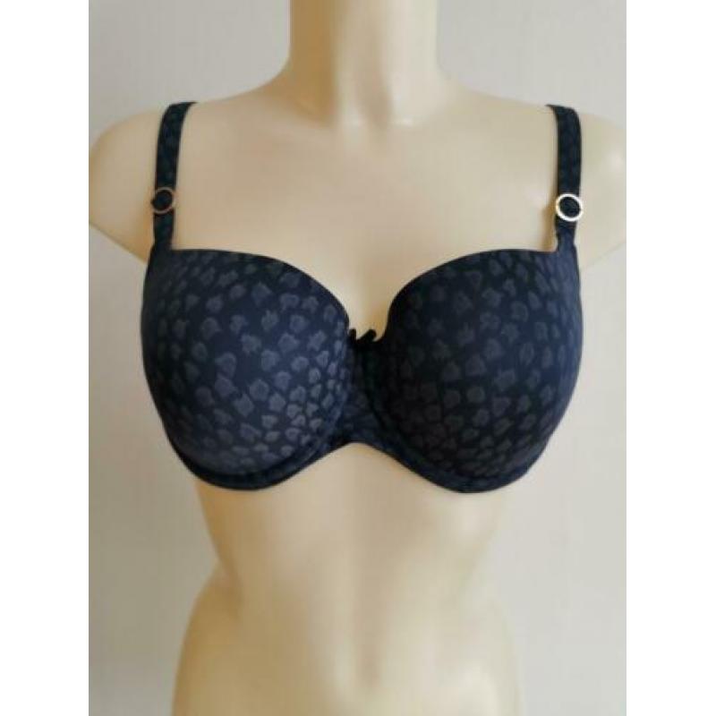 90C Nieuwe grijze voorgevormde Prima Donna T-shirt BH, 90 C