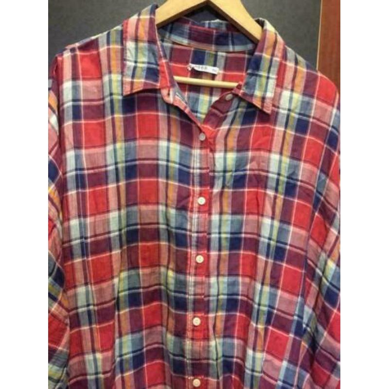 Zacht check tuniek, maat;l/xl
