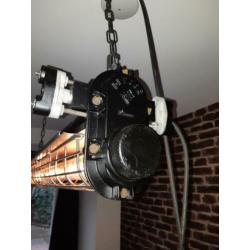 Industriële hanglamp tl lamp led dimbaar. Tube fabriekslamp