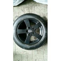 15" Velgenset 5x112 MINI One Cooper Mercedes A-B NIEUWSTAAT!