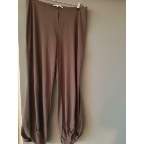 Sun light travelstof Ibiza festival broek nude maat 40