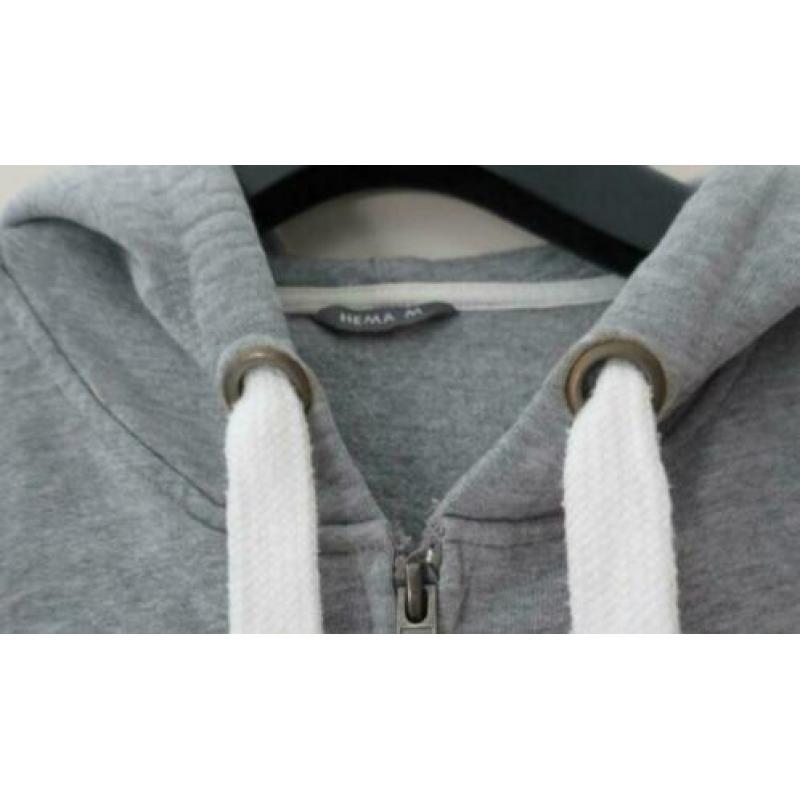 Hema grijs vest hoody maat M