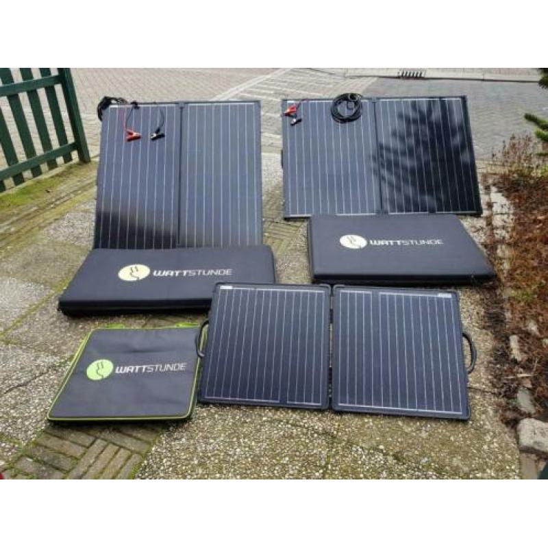 Zonnepaneel Koffer Camper Boot Caravan draagbaar 80 tot 200