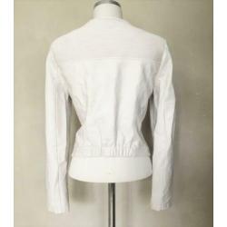 EXPRESSO, mooi jasje van offwhite imitatieleer, mt 42