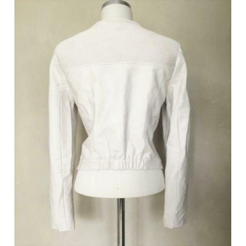 EXPRESSO, mooi jasje van offwhite imitatieleer, mt 42