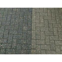 Straatklinkers BKK 8 cm rood grijs 2000 m² gebruikt