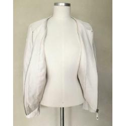 EXPRESSO, mooi jasje van offwhite imitatieleer, mt 42