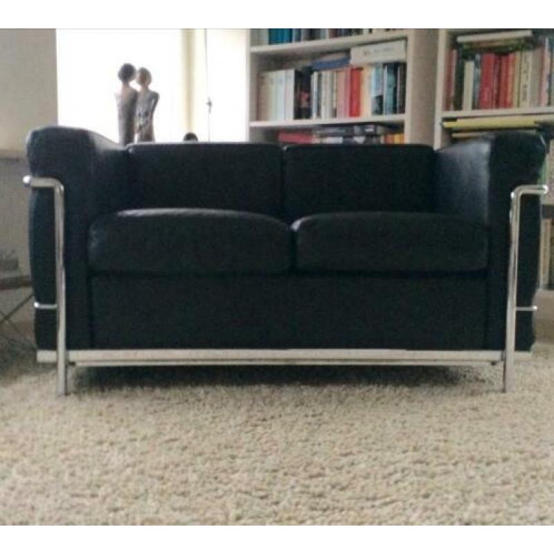 Cassina LC2 / LC 2 bank leder Pelle naturale cat Z !!