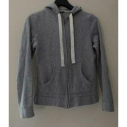 Hema grijs vest hoody maat M
