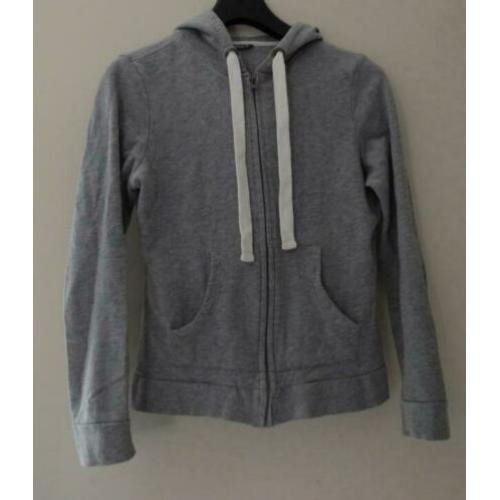 Hema grijs vest hoody maat M
