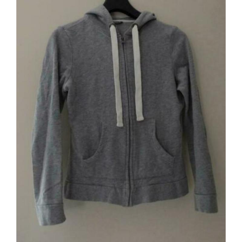 Hema grijs vest hoody maat M