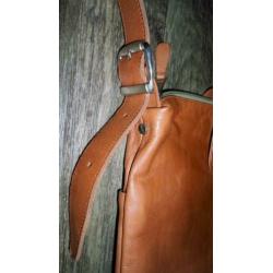 SASA DESIGN ! Leren schouder/cross bodytas.