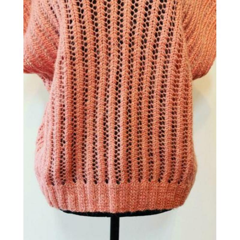 Oversized roze vintage angora truitje SALE