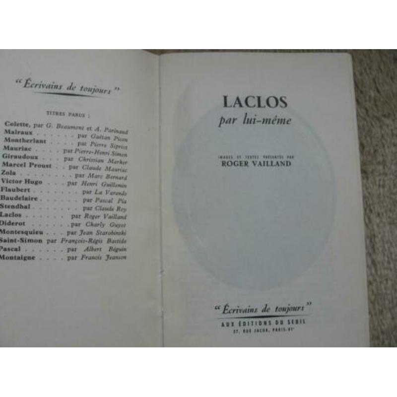 Roger Vailland - Laclos par lui-même